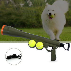 Lanceur de balles pour chien en plastique écologique avec balle de tennis, nouveau design, jouet pour animaux de compagnie pour un jeu interactif - Product Image 4