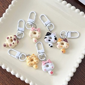 Cute Plastic Cat Doughnut Pendant Bag Toy Jewelry Gift