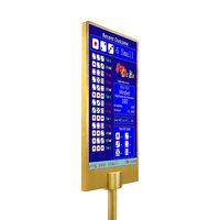 Écran LCD ultra-fin double face YH 27 pouces pour tableau de scores, moniteur de roulette, affichage de table de roulette
