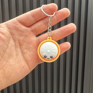 Cute Simulation Bun Plastic Glowing Keychain Creative <b>Blind</b> Box Bag Pendant <b>Small</b> Gift - Product Image 5