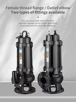 Pompe à eaux usées basse pression 220V, structure en fonte et antidéflagrante, applicable au contrôle des inondations des sous-sols