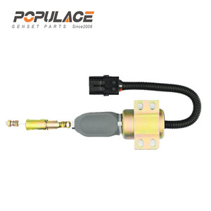 Vanne solénoïde Populace 4942879 24V pour arrêt du moteur de machines de construction - Product Image 4