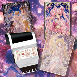 MS Wholesale Boîte mystère de cartes à déchirer grand format Sailor <span class=keywords><strong>Moon</strong></span> : Déesse sexy et mignonne en mode fan art, jeu de société et booster pack - Product Image 1
