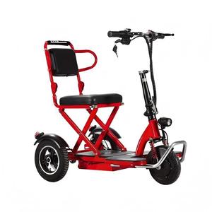 รถ<span class=keywords><strong>สามล้อ</strong></span>ไฟฟ้ามอเตอร์ 350W ปี 2026 ที่คุ้มค่าที่สุด พร้อมที่นั่งผู้โดยสารและพื้นที่บรรทุกสินค้า แบบพับได้ - Product Image 1