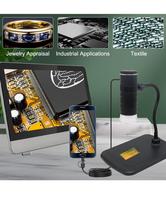Microscope for Mobile Repair 0.3MP 1000x 480P Electronic Magnifier Lab Research Biological Student 3 in 1 USB Digital Microscope