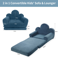 Canapé-lit et chaise pliables pour bébé avec fonction rabattable, mini-canapé pour bébé, siège de canapé pour tout-petits et enfants
