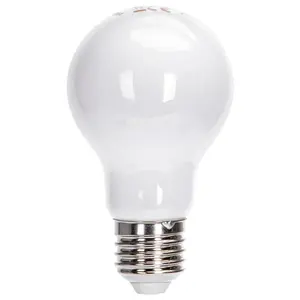 Ampoule LED à filament A60 E27 4W blanc laiteux, idéale pour l'éclairage d'ambiance et décoratif dans les foyers et les commerces. - Product Image 1