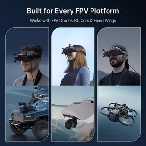 Lunettes FPV Caddx Walksnail Avatar X Snail, lunettes de transmission vidéo numérique haute définition pour drones de course - Product Image 6