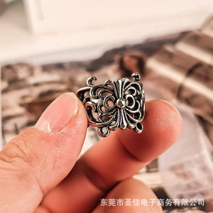 Retro Style <b>Titanium</b> Steel <b>Ring</b> Butterfly Shape Women's Jewelry Gift SA357 - Product Image 4