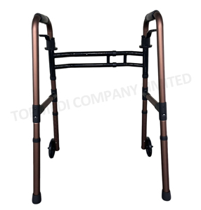 Déambulateur réglable en largeur 3 en 1 Déambulateur pliable avec MDR - Product Image 4