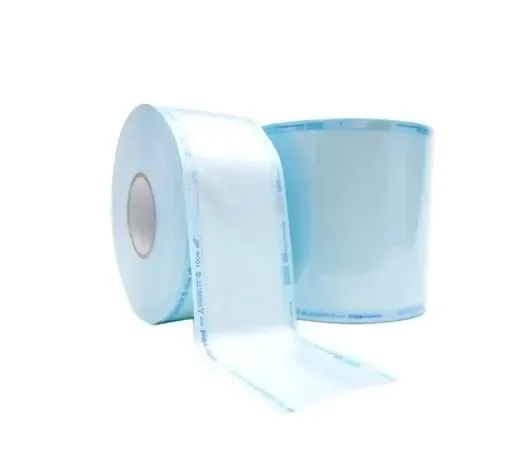 Medical Supplies Medical Packaging Materials Paper Antibiosis Autoclave Indicator 100m 200m Sterilization Flat Roll Pouch