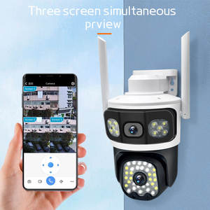 LEVOFAST Nueva lente dual Tres pantallas 2 + 2MP Interior WiFi Exterior Cámara de red 4G Seguimiento automático Cámara de seguridad - Product Image 2