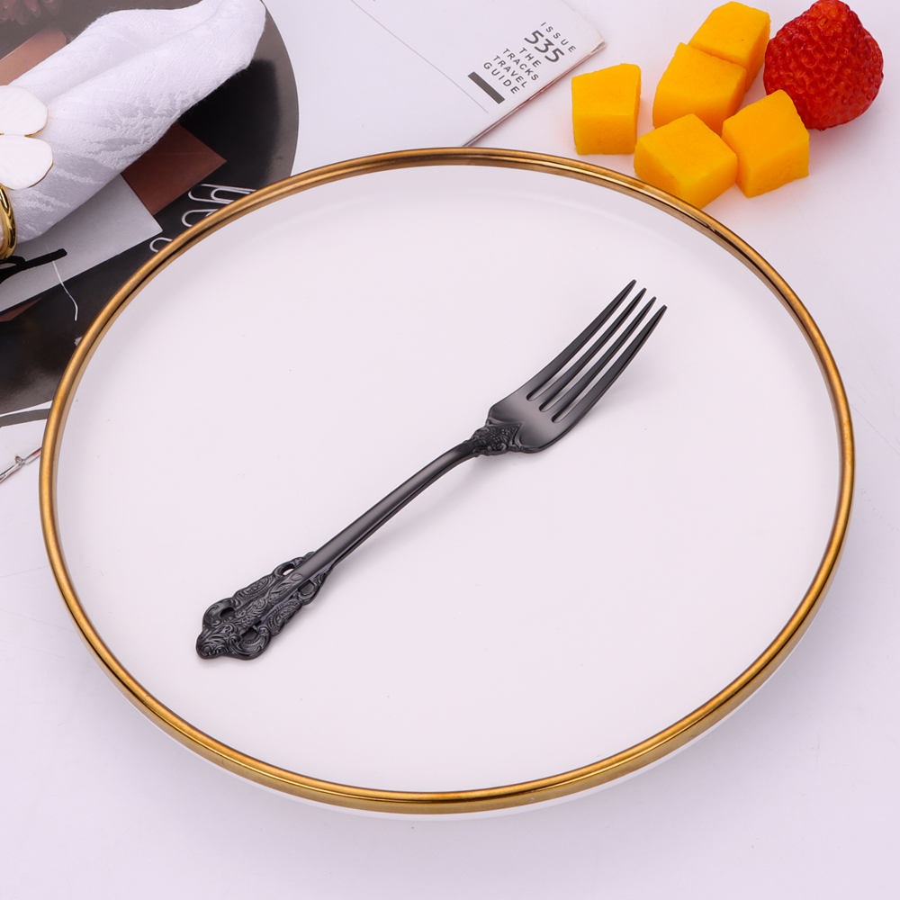 Specchio nero - Forchetta da torta