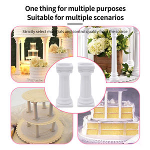 Soporte <span class=keywords><strong>de</strong></span> Plástico para <span class=keywords><strong>Pastel</strong></span> con Forma <span class=keywords><strong>de</strong></span> Columna Romana, 4 Piezas, Soporte Multicapa para Decoración <span class=keywords><strong>de</strong></span> Pasteles <span class=keywords><strong>de</strong></span> <span class=keywords><strong>Boda</strong></span>, Herramienta <span class=keywords><strong>de</strong></span> Soporte para Pasteles <span class=keywords><strong>de</strong></span> <span class=keywords><strong>Fondant</strong></span>, Separador <span class=keywords><strong>de</strong></span> Niveles - Product Image 2