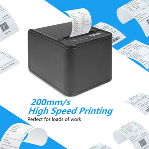 80 мм Термопринтер для получения, быстрая эффективная автоматическая печать штрих-кодов, используется для парковочных билетов, ультразвуковой аппарат, беспроводной - Product Image 3