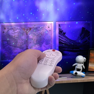 Proiettore LED Moderno Bianco a Forma di Razzo dei Cartoni Animati Preferito dai Bambini, con Musica, Controllo APP, Luce Notturna Romantica a Nebulosa e Stelle - Product Image 6