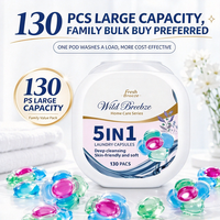 Kapsul Cuci 5 in 1 Aroma Wild Bluebell Pembersih Mendalam Ramah Kulit Pod Cuci Lembut Mudah Dibilas Aroma Tahan Lama