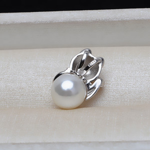 จี้เงินแท้ S925 รูปแมวนำโชค Wenchi พร้อมฐานไข่มุก 10 มม. สำหรับทำเครื่องประดับ DIY รุ่น 13694 - Product Image 4