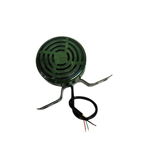 แตรไฟฟ้าอเนกประสงค์ 12V 24V 36 โอห์ม สีเขียวทหาร ตัวเรือนโลหะ สายสี่เส้น ลำโพง 3 in 1 สำหรับรถบรรทุก รถวิศวกรรม - Product Image 3