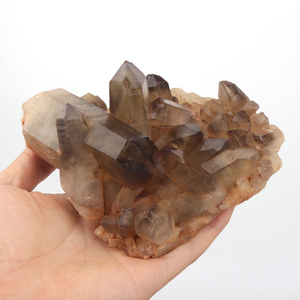 Bán Buôn Tự Nhiên Màu Đen Khói Tinh Thể Thạch Anh Tinh Thần Chữa Bệnh Tinh Thể Cụm Cho Trang Trí - Product Image 4