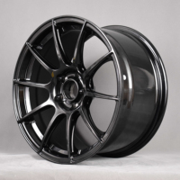 Jantes de voiture PENGZHEN légères SM-10RS forgées en gris canon noir 5x112 5x114.3 5x120 pour BMW Lexus Corvette