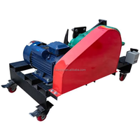 Gran oferta, procesador de leña cinético eléctrico, cortador doble, picador de madera con Motor y motor para dividir troncos