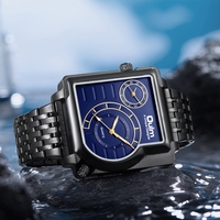 Reloj de Pulsera de Acero para Hombre OLUM 5122 Nuevo, con Esfera Grande Dorada, Personalidad, Tendencia de Moda, Reloj de Cuarzo, Reloj Masculino