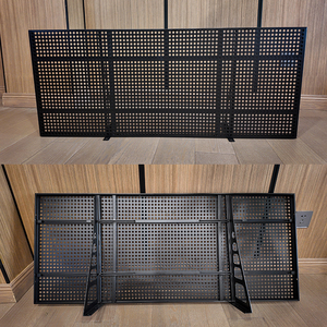 금속 벽걸이 선반-조정 가능한 삼각형 지지 브래킷, 고용량 보관 주최자 - Product Image 2
