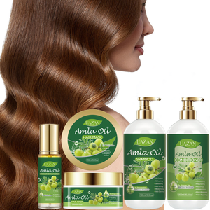 Set de Champú y Acondicionador al por Mayor con Manteca de Karité Orgánica y Aceite de Amla para el Cuidado del Cabello, Hidratación Profunda y Reparación del Cabello Dañado - Product Image 1