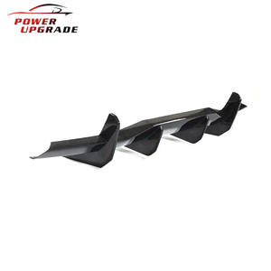 Diffuseur arrière en fibre de carbone de style Power Upgrade pour <span class=keywords><strong>Chevrolet</strong></span> <span class=keywords><strong>Corvette</strong></span> C8 2 portes <span class=keywords><strong>Targa</strong></span> Top Coupé - Product Image 4
