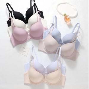 Venta al por mayor Charmoire estilo de alta calidad en stock sujetadores de mujer <span class=keywords><strong>Copa</strong></span> <span class=keywords><strong>C</strong></span> Tirantes ajustables finos y transpirables todos los días - Product Image 1