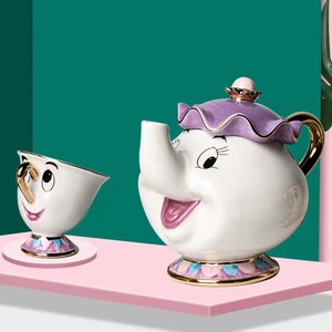 Juego de Tetera y Taza de Cerámica de La Bella y la Bestia, Tetera y Taza de Cerámica de la <span class=keywords><strong>Señora</strong></span> Potts - Product Image 4