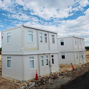 Prefabricated Modular Folding Container House with <b>Showers</b> Toilets Apartment Use Modern Design Breathable Living Environment - Product Image 3