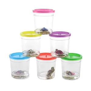 Mini Plastic Fish Tank Transparent Jellyfish Cup easy to carry Plastic Small Fish Tank Jellyfish Tank