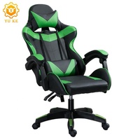 Chaise de jeu pivotante noire multifonctionnelle réglable avec poignée personnalisée, prix fabricant, OEM, pour adulte