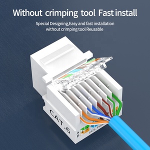 Giắc Cắm Mô Đun <span class=keywords><strong>Keystone</strong></span> Cat6a Rj45 <span class=keywords><strong>8p8c</strong></span> Cat6 <span class=keywords><strong>Keystone</strong></span> Cat5e Không Có Công Cụ Mạng Cat6 <span class=keywords><strong>Jack</strong></span> Cắm <span class=keywords><strong>Keystone</strong></span> - Product Image 6