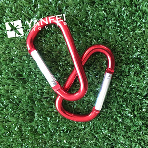 Mosquetón de Aleación de Aluminio 6061 <span class=keywords><strong>en</strong></span> Forma de <span class=keywords><strong>D</strong></span> de 8 cm (3 Pulgadas) para Actividades al Aire Libre y Promociones - Product Image 5