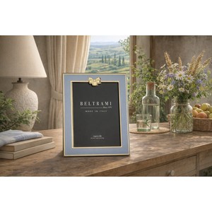 Beltrami Photo <b>Frame</b> <b>4x6</b> Gold Silver Plated Wood Back - Product Image 2