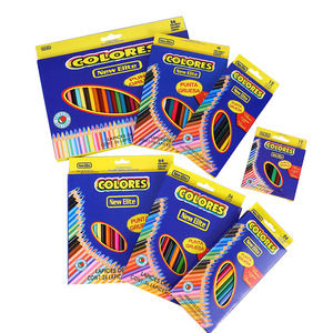 Ensemble de crayons de couleur en bois de haute qualité motif hexagonal standard de nombreuses <span class=keywords><strong>couleurs</strong></span> pour les Use-EN71 scolaires certifiés - Product Image 1