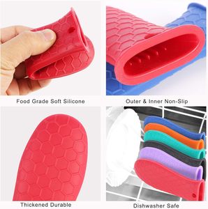 Protector de Manos Ecológico de Silicona Resistente al Calor para Sartenes de Hierro Fundido y Soporte para Ollas Calientes - Product Image 3