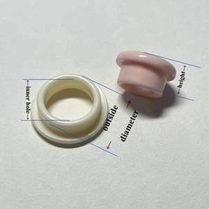 99,7% Hochreines Aluminiumoxid-Keramik-Ösenstück - Ra0,01μm Spiegelpoliert für Textilgarnführung |   Antistatisch, keine Kabelschäden - Product Image 6