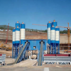 Planta Mezcladora de Concreto Corey de Gran Volumen HZS120, Planta Dosificadora Integrada con Bomba PLC, Gran Almacenamiento de Cemento, Producción en Masa - Product Image 4