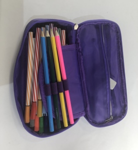 Quicksand Fashion Girl's Favorite Estuche de lápices multifuncional de gran capacidad Juegos de bolsas de papelería <span class=keywords><strong>Material</strong></span> de tela ABI Modelo 008 - Product Image 4