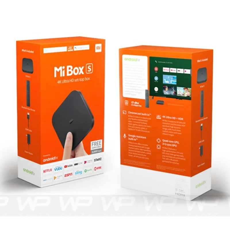 Xiaomi Mi TV Box S - Android TV 4K UHD Set-Top Box