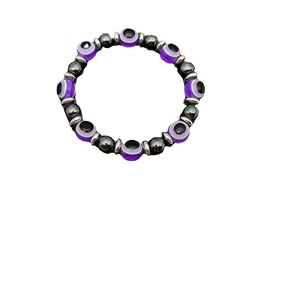 Fashion Beaded <b>Bracelet</b> Colorful Evil Eye Round Beads Elastic Jewelry For Women Gift Yiwu Origin - Product Image 4