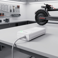 Chargeur GaN C150 KC, chargeur personnalisé pour trottinette électrique, 12V6A 24V5A 36V4A 48V3A 60V2A, chargeur de batterie Li-lon pour trottinette et vélo électrique