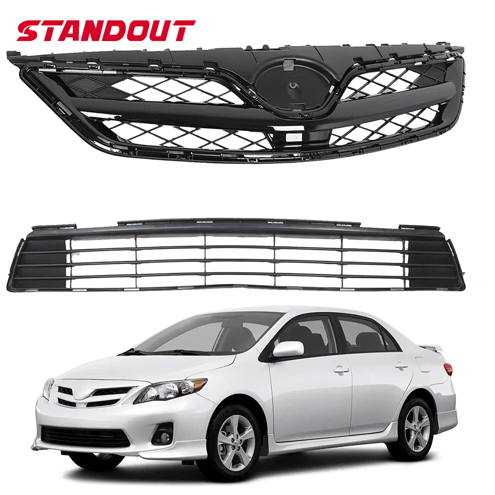 53100-02410 для Corolla TOYOTA передний верхний Нижний Бампер решетка в сборе 53100-02410 53112-02280 53112-12230