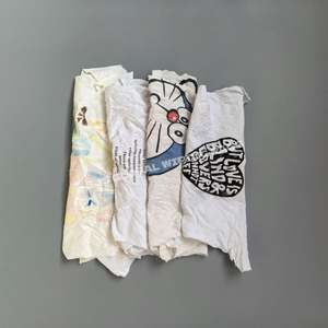 Trapos de Algodón Estampados Blancos de Alta Calidad para Limpieza Industrial, Trapos de Corte para Limpieza - Product Image 1