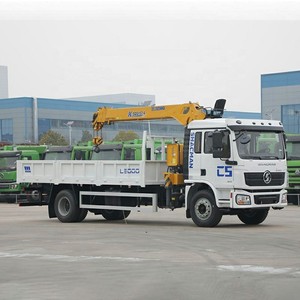 รถบรรทุกติดเครน Shacman L3000 4X2 ขนาด 8 ตัน แบบแขนตรง บูมยืดหดได้ เครื่องยนต์ดีเซล เกียร์ธรรมดา - Product Image 2
