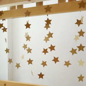 Stella ghirlanda bandiera decorazione stellina appesa bandiera pavese sfondo luminoso per la laurea ballo di nozze compleanno festa di natale - Product Image 2